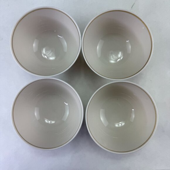 Vintage Otagiri Iris Bouquet Teapot & 4 Cups Set Ceramic Bamboo Handle - Picture 9 of 13